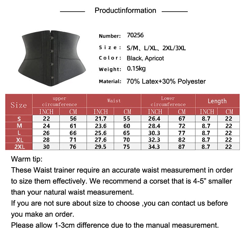 Waist Trainer Body Shaper Tummy Slimming Shapewear for Women Corsets for Women