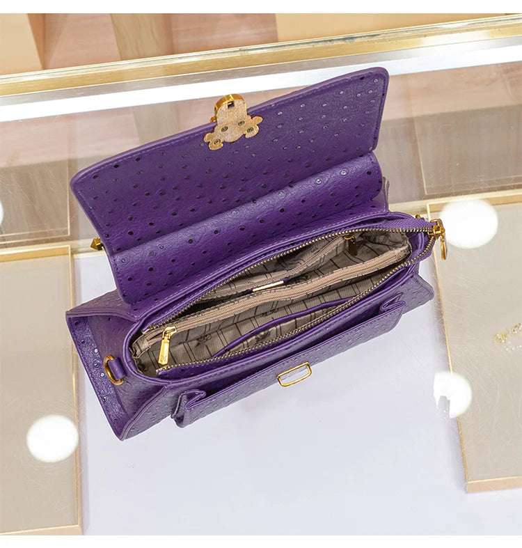 Women's handbag large capacity high-end feeling light luxury designer crossbody bag