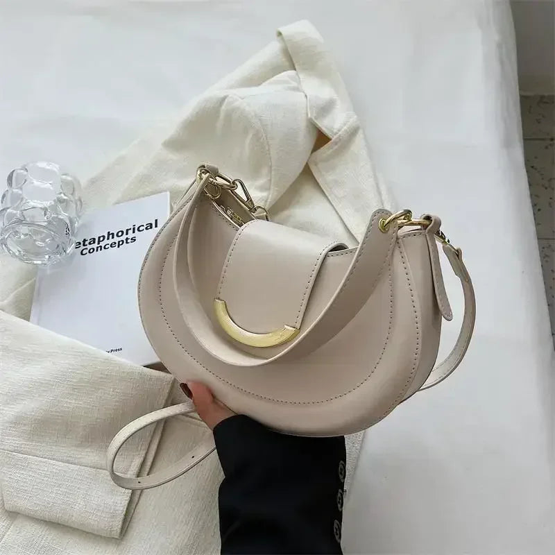 Armpit Shoulder Side Bags for Women Trend Leather Small Underarm Crossbody Handbags