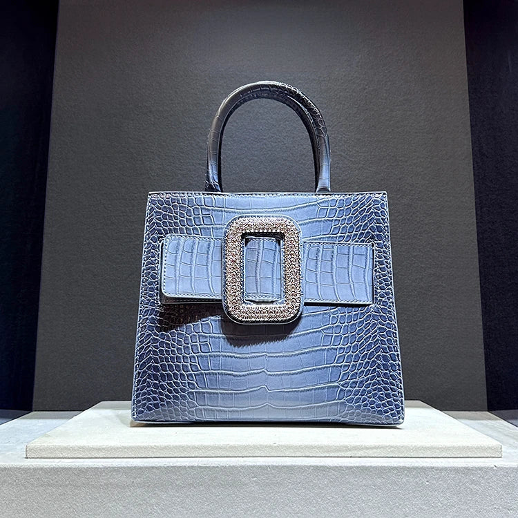 High Quality Crocodile Leather Handbag for Women Shoulder Crossbody Bag