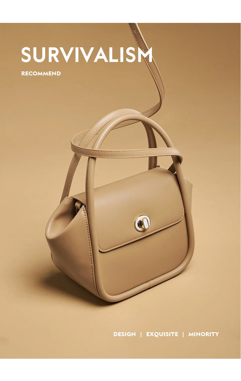 WOMEN'S HANDBAG WINTER WOOL EVENING LEATHER ORIGINAL STYLE LUXURY BRAND PURSE SHOULDER BAG