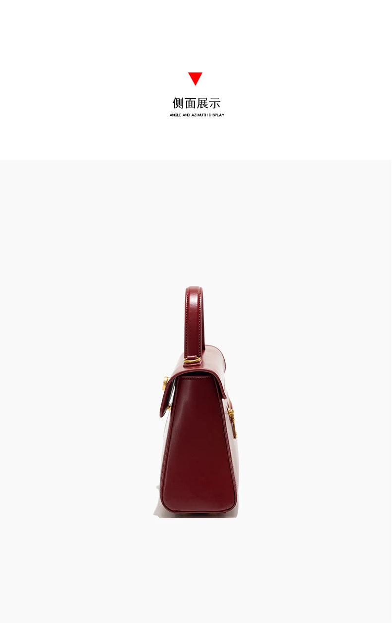 Square Bag Women's Handbag High Quality Single Shoulder Crossbody Bag