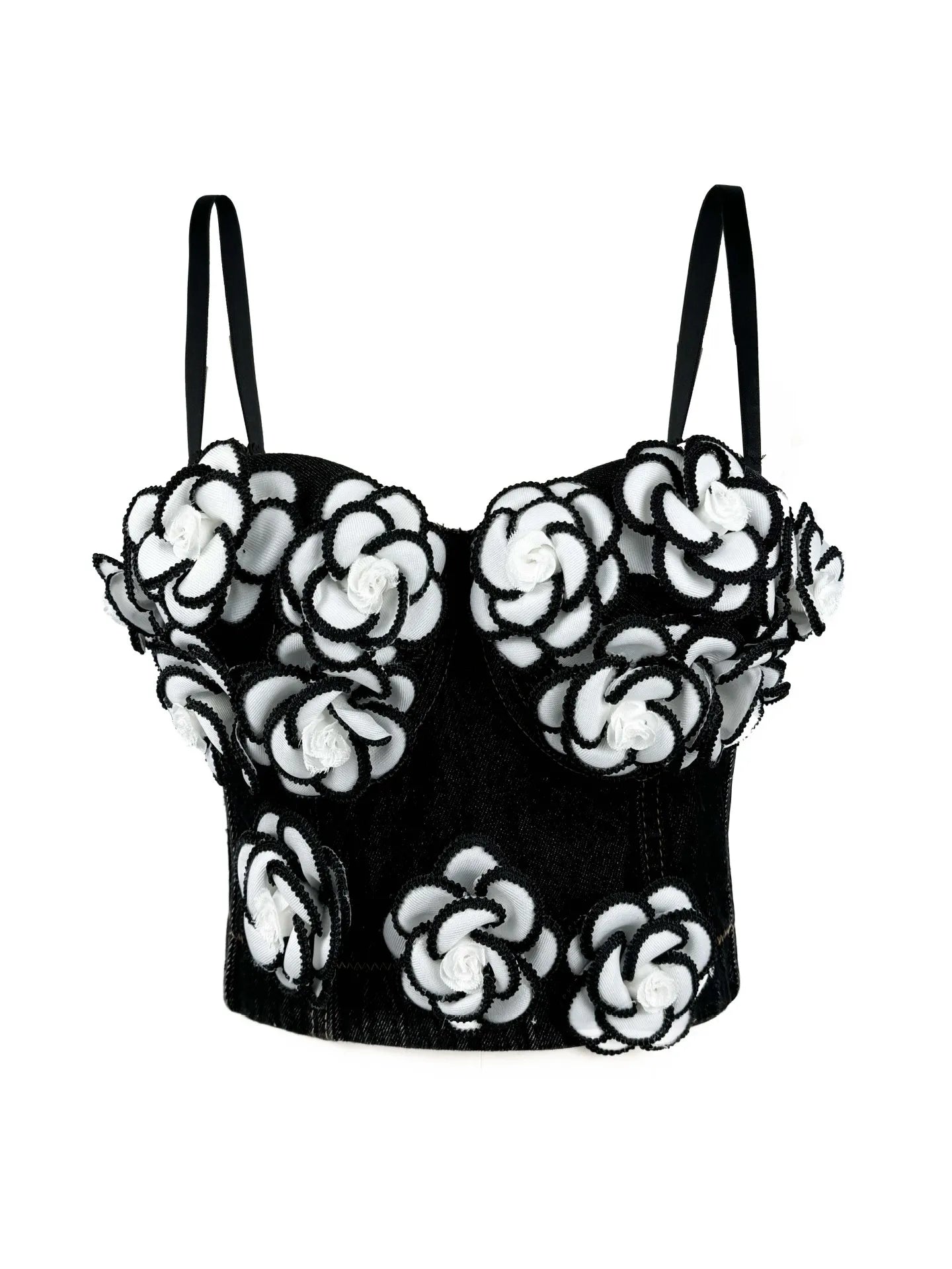 Women Denim Tank Tops Sexy Cowboy Bra Top Vest Corset Crop Top
