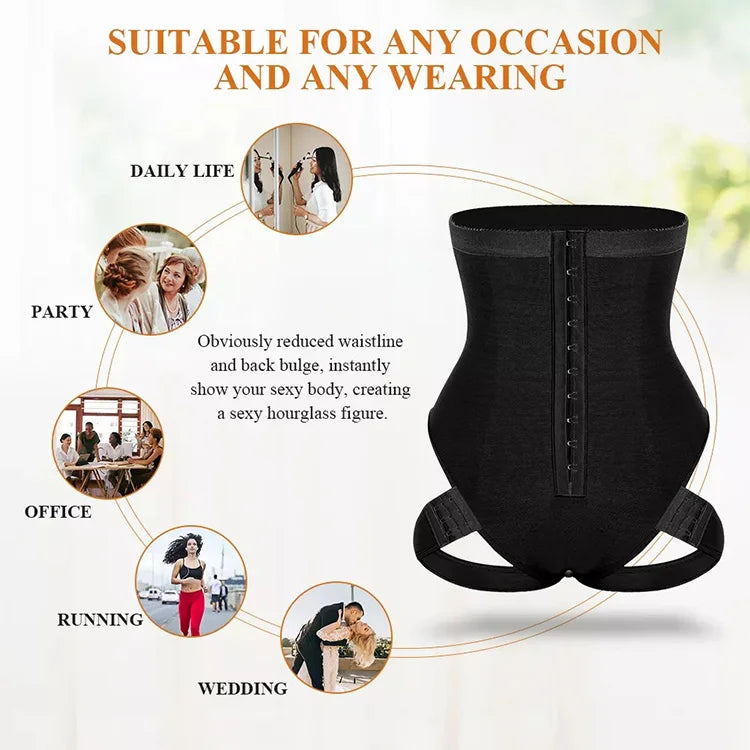 High Waist Abdomen Butt Lifter Booty Lift Seamless Shapewear Body Shaper