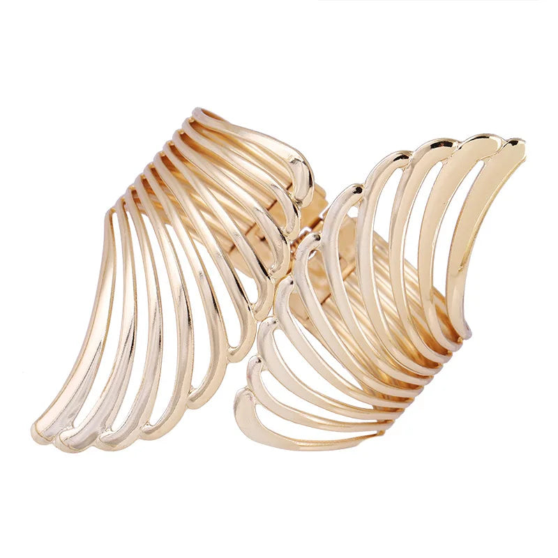 Round Chain Charms Cuff Bracelet For Women