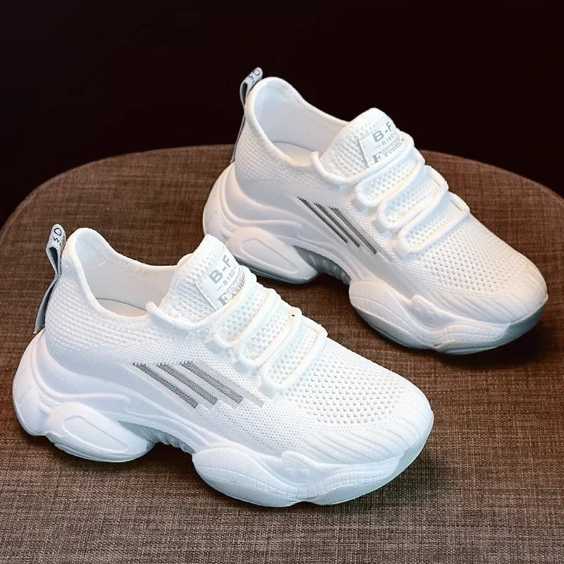 Women Fashion Sneakers Spring Summer New Comfortable Running Shoes Tennis Sneakers Lightweight