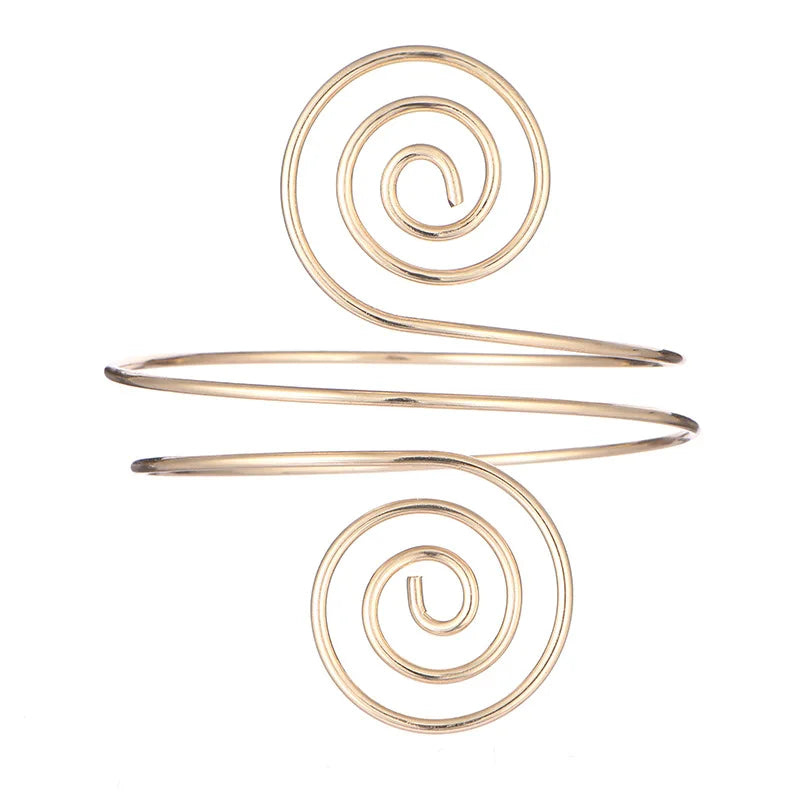 Round Chain Charms Cuff Bracelet For Women