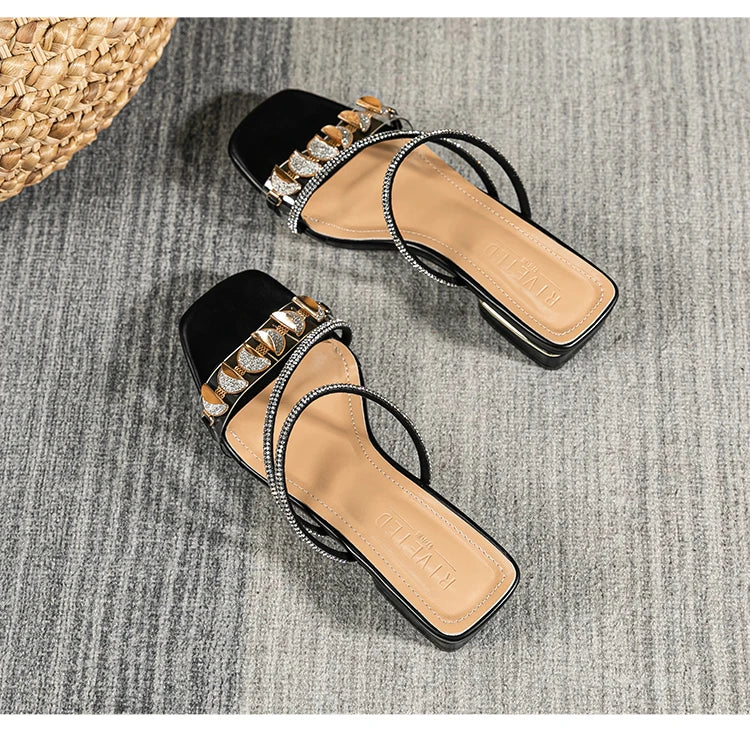 summer new women's flat slippers outdoor sandals casual flat shoes Stylish