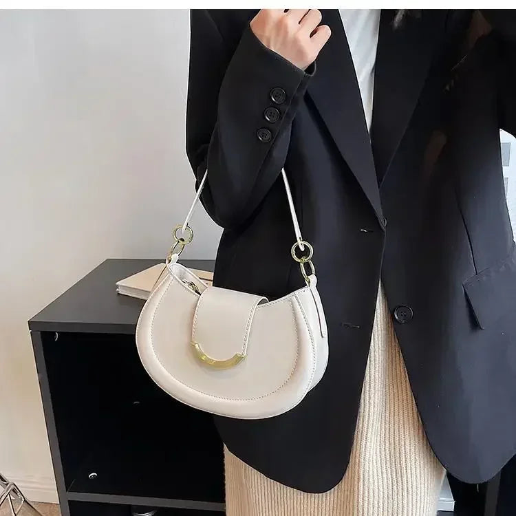 Armpit Shoulder Side Bags for Women Trend Leather Small Underarm Crossbody Handbags