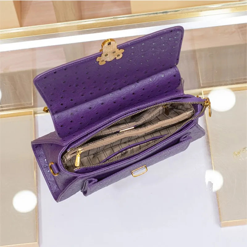 Women's handbag large capacity high-end feeling light luxury designer crossbody bag