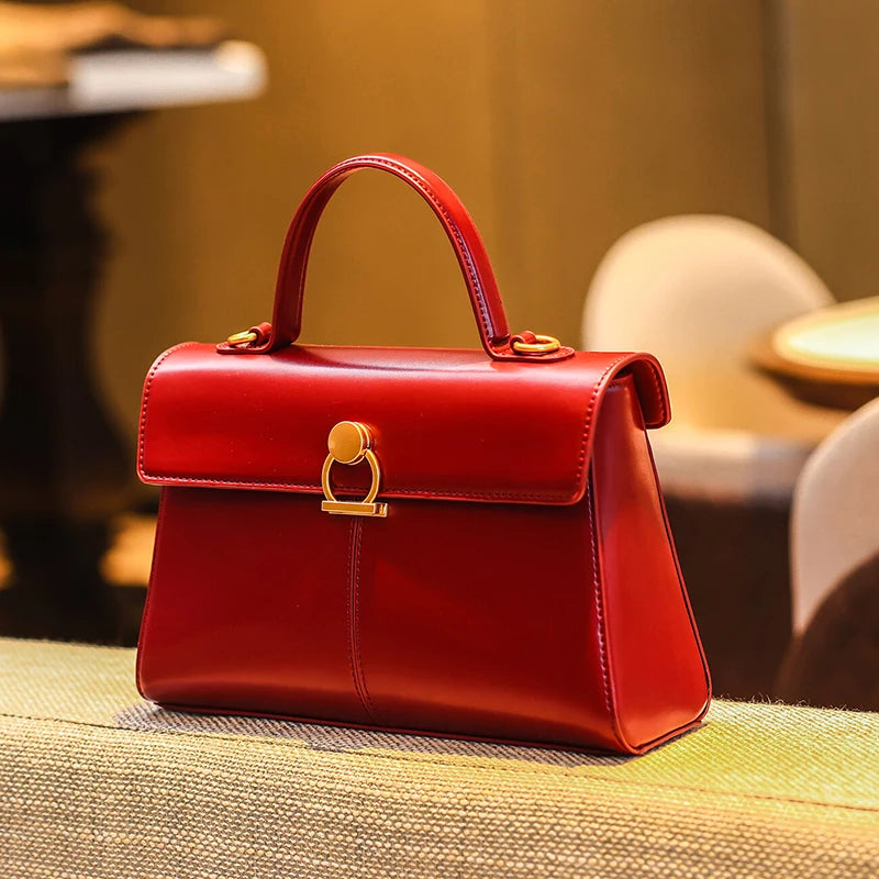Square Bag Women's Handbag High Quality Single Shoulder Crossbody Bag