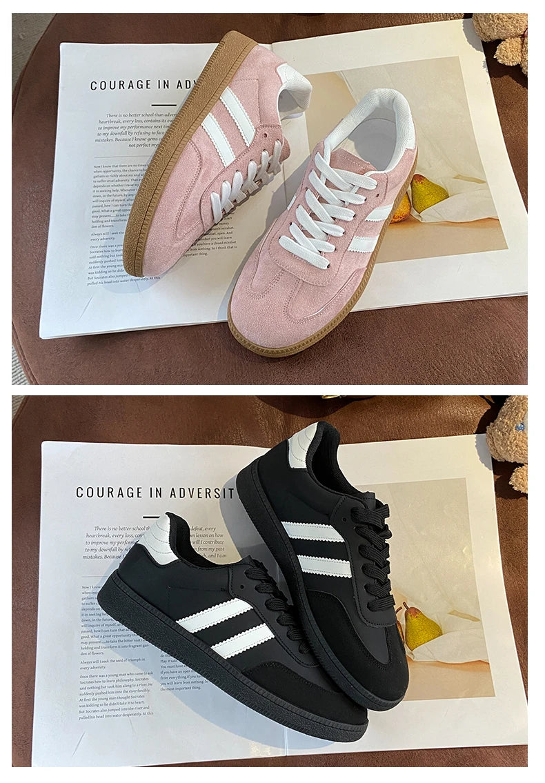 Women's Casual Sneakers Lace Sobriety New Fashion Lightweight Casual Outdoor Walking Shoes Sneakers