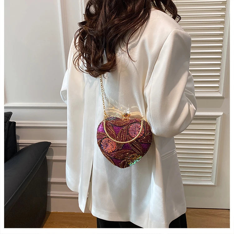 Luxury Gold Clutch Bags for Women Evening Purse Designer Crossbody Bag
