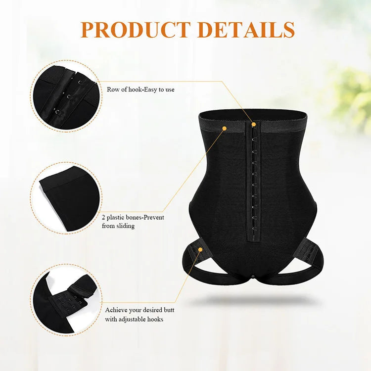 High Waist Abdomen Butt Lifter Booty Lift Seamless Shapewear Body Shaper