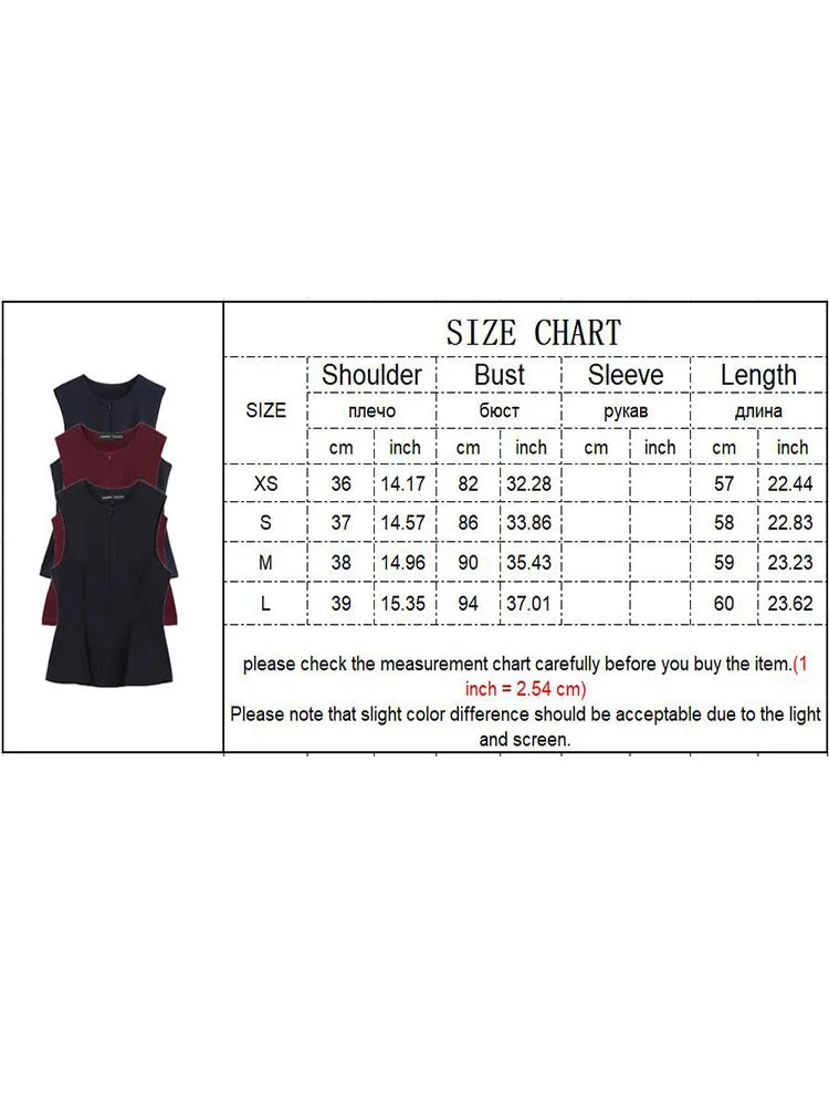 Women Solid Zipper Vintage Causal Sleeveless O Neck Tank Blouse Slim Pleated Vest Blouse High Street Folds Top