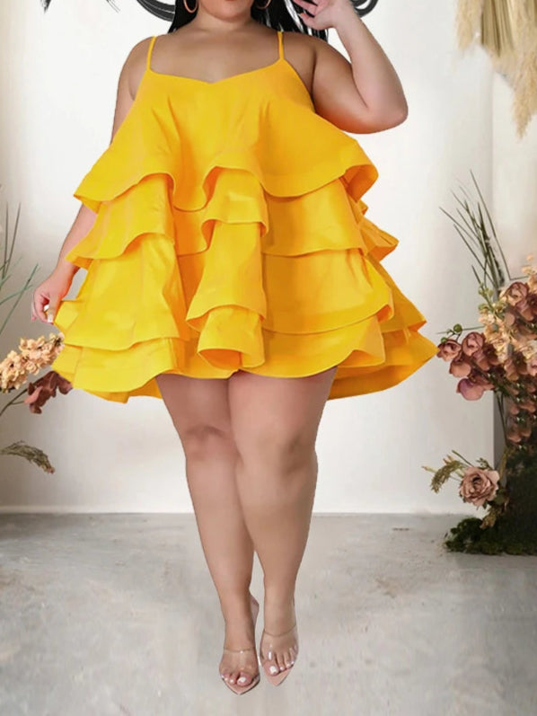 Plus Size Elegant Chic Large Women Dress Satin Summer Sexy Party Dress