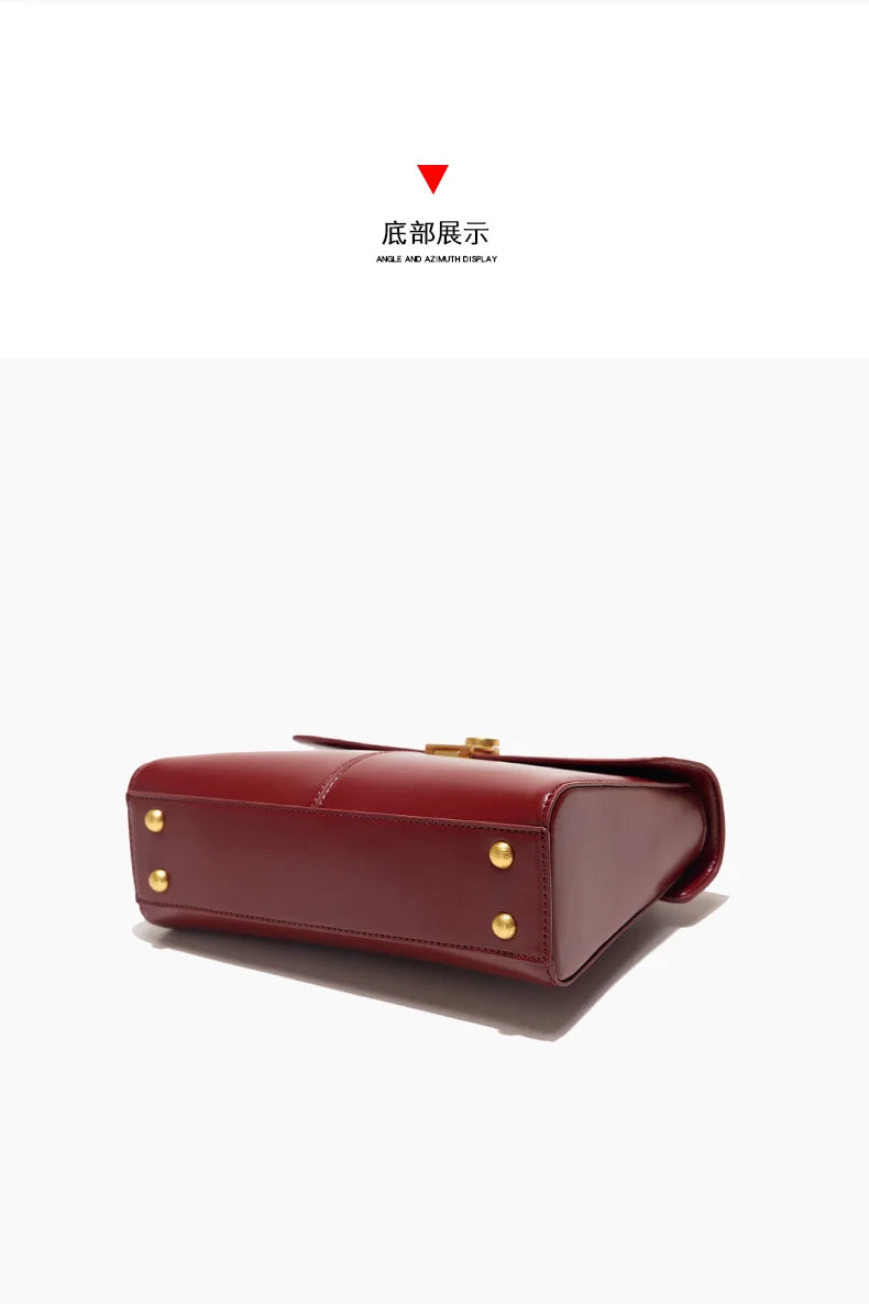 Square Bag Women's Handbag High Quality Single Shoulder Crossbody Bag