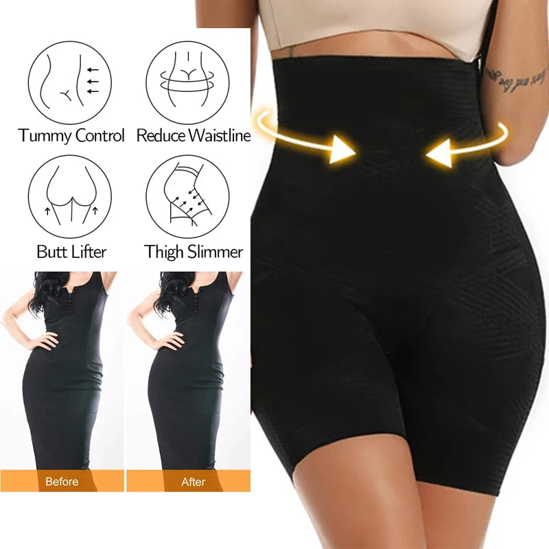 Women Body Shaper Firm Tummy Control Shorts Under Skirts High Waist Shaping Panties Slimming Underwear