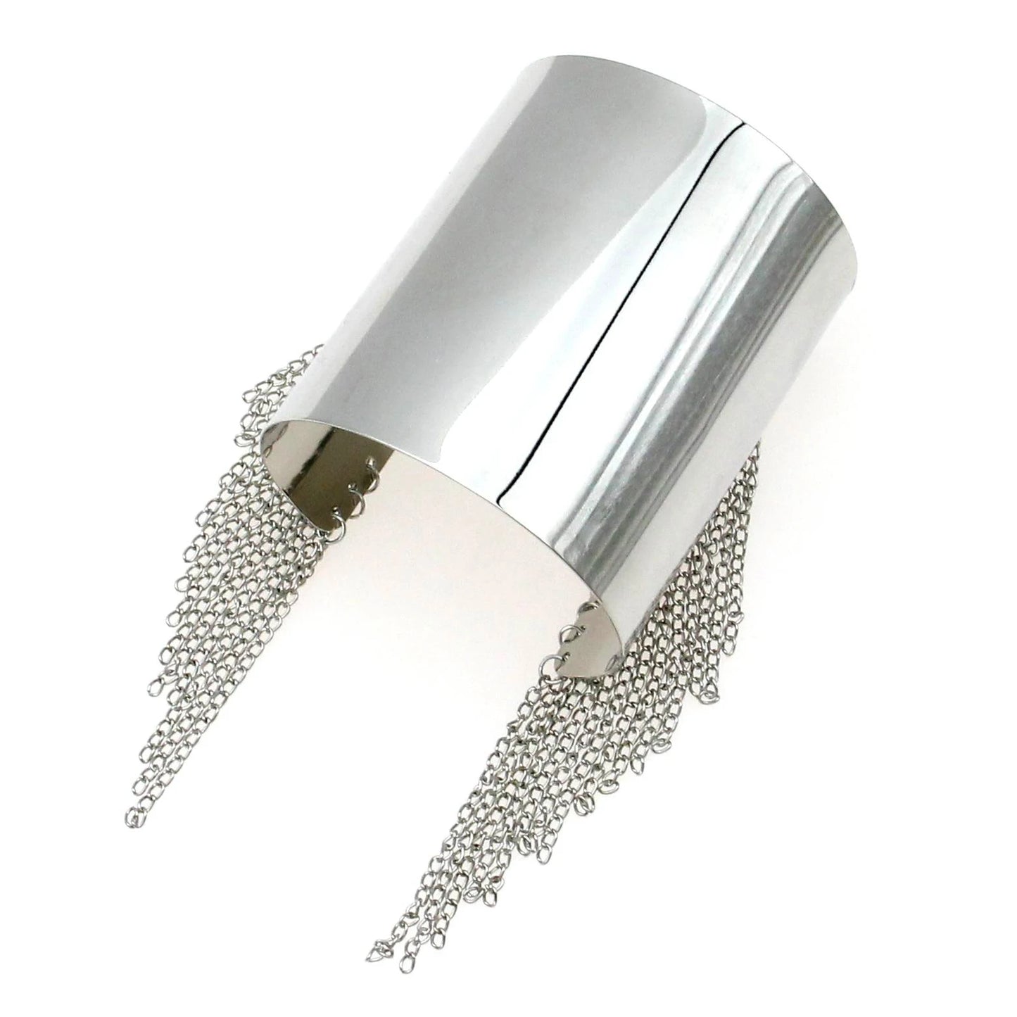 Round Chain Charms Cuff Bracelet For Women