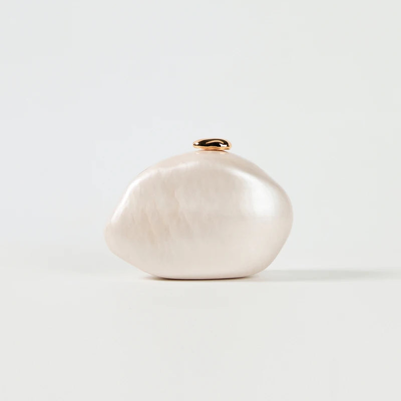 Stone shape Small Acrylic clutch bag women for wedding evening party
