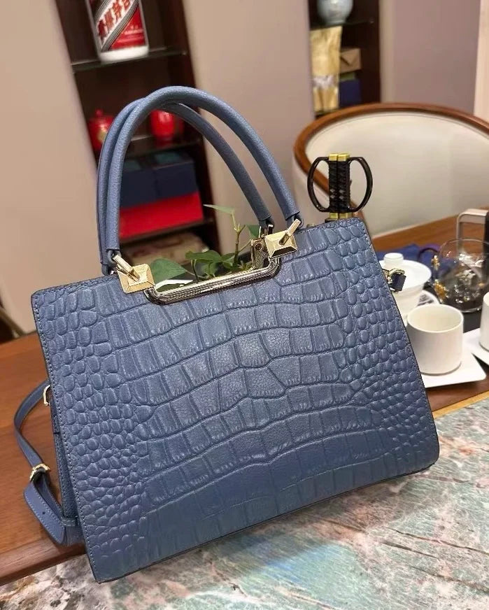 Women's Cow Leather Handbag Handmade Shoulder Bag