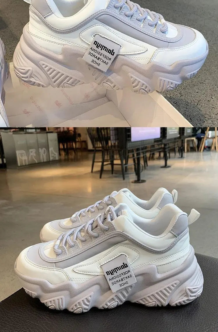 Women Sneakers Casual Sneakers Women Comfortable Soft Bottom Lace Up Female Shoes
