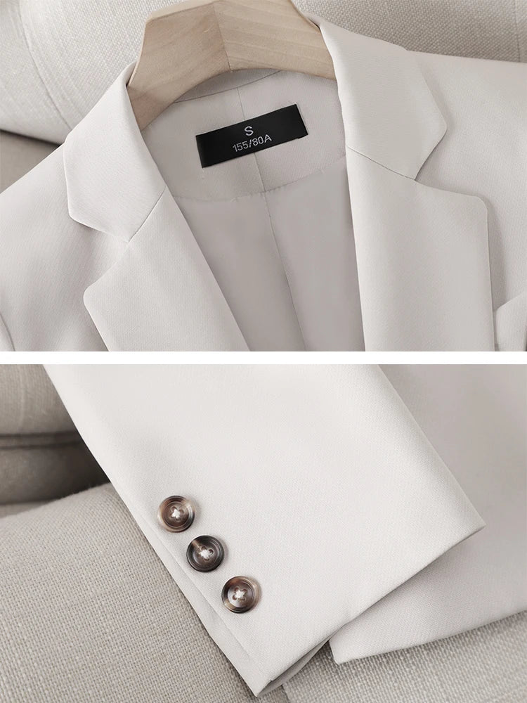 Ladies Pant Suit Formal Women Business Work Wear Blazer And Trouser