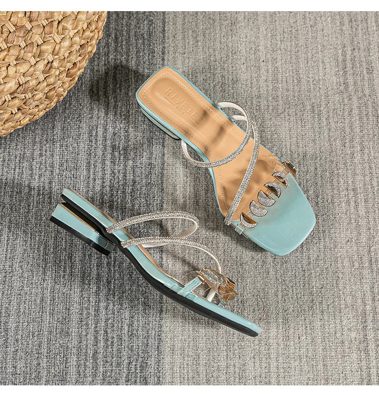 summer new women's flat slippers outdoor sandals casual flat shoes Stylish
