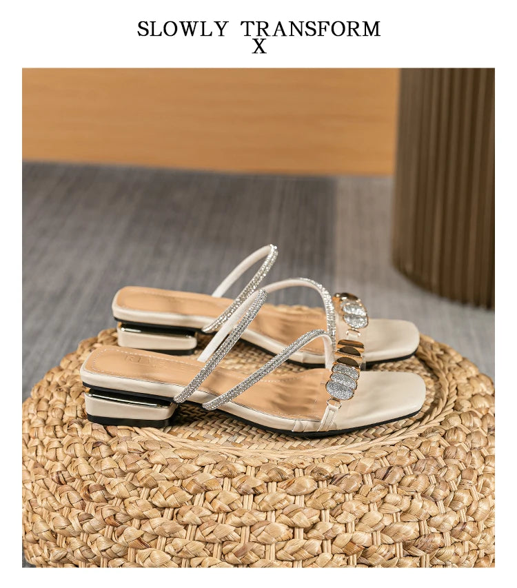 summer new women's flat slippers outdoor sandals casual flat shoes Stylish