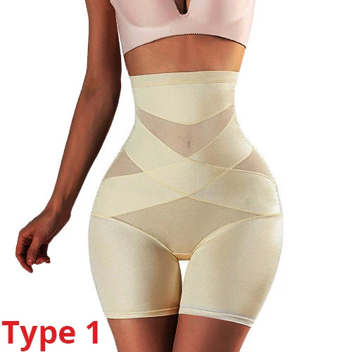 Women High Waist Trainer Body Shaper Panties Tummy Belly Control Body Slimming Control Shapewear