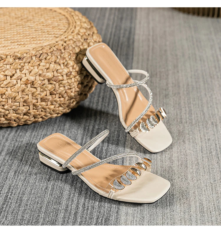 summer new women's flat slippers outdoor sandals casual flat shoes Stylish