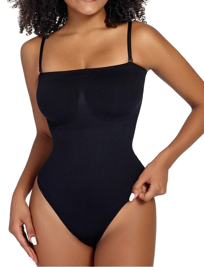Womens Bodysuit Tummy Control Shapewear Thong Seamless Slimming Compression Body Shaper