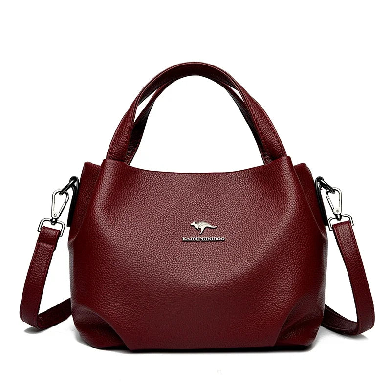 Genuine Tote Bag Leather Luxury Handbag High Quality Ladies Crossbody Handbag