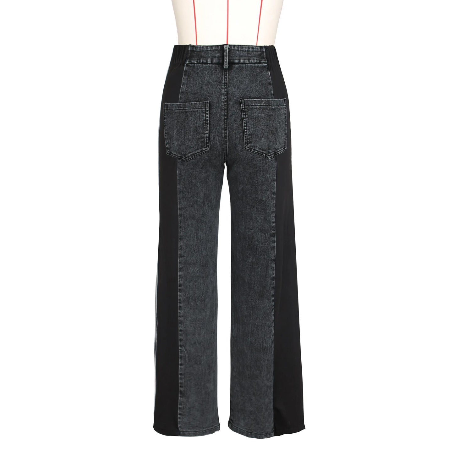 Wide Leg Jeans Cargo Pants Sexy Women High Waist Elegant Streetwear Denim Casual Straight Trousers