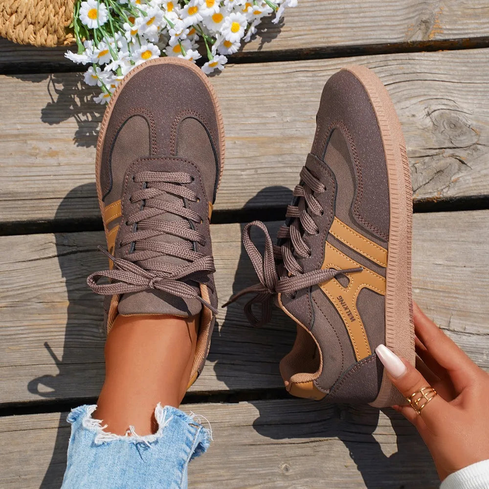 Ladies Black Sneakers Soft-soled Comfortable Shoes Women Leisure Joker Walking Shoes Tennis Shoes