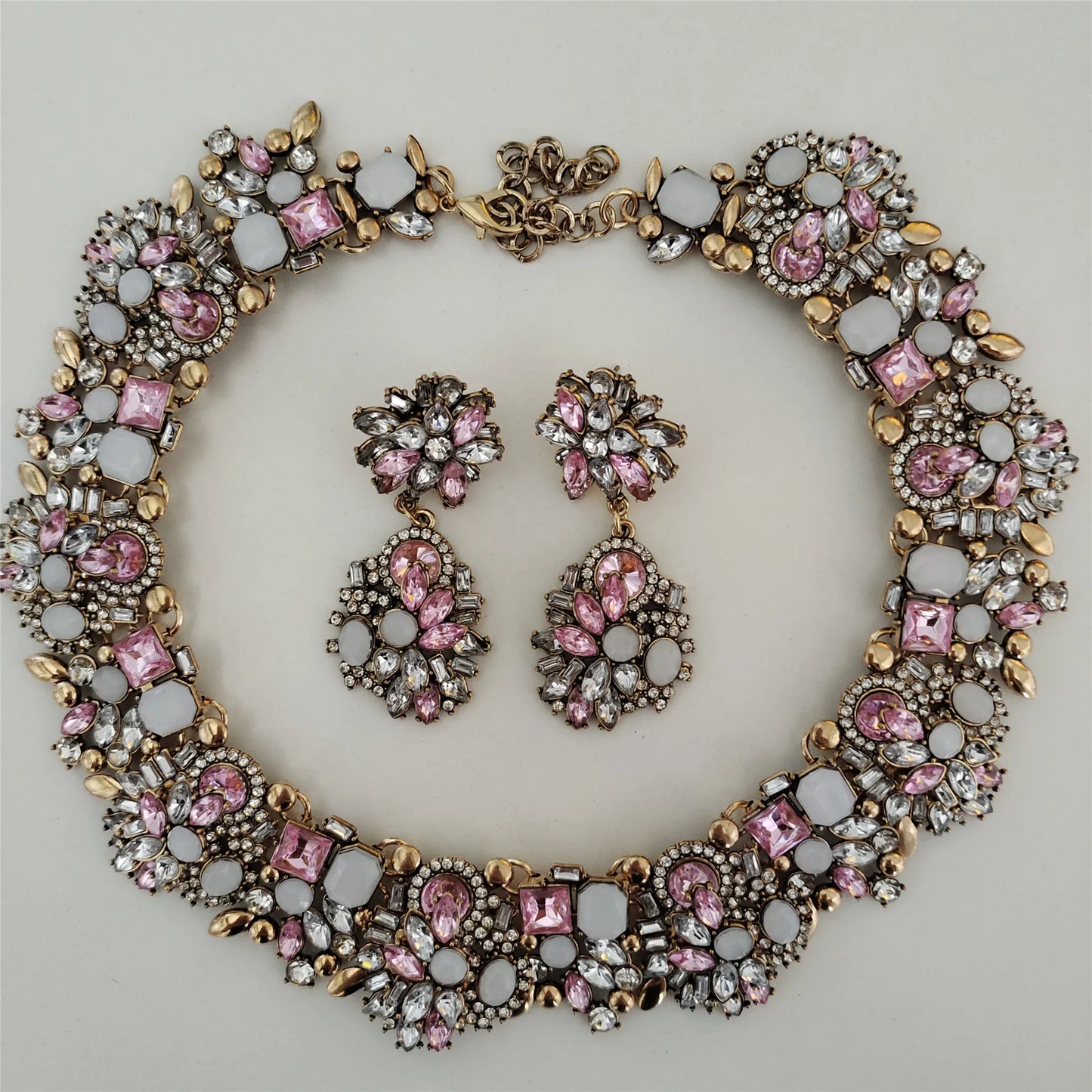 Crystal Rhinestone Large Collar Big Big Choker Necklace for Women