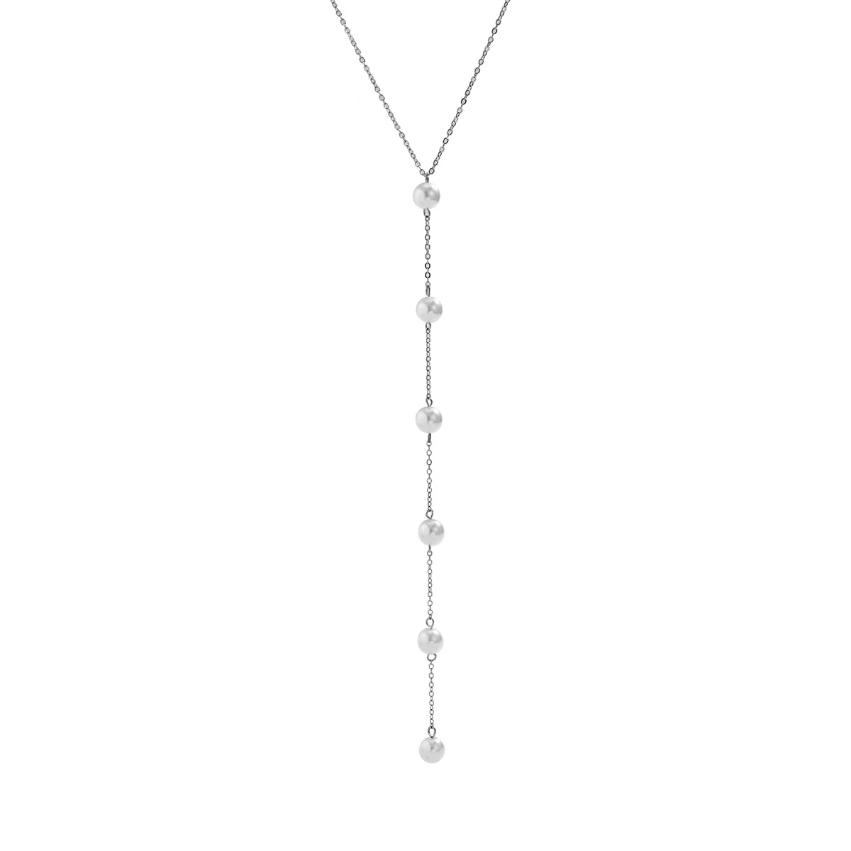 Women's Sexy Tassel Pearl Harness Chest Chain