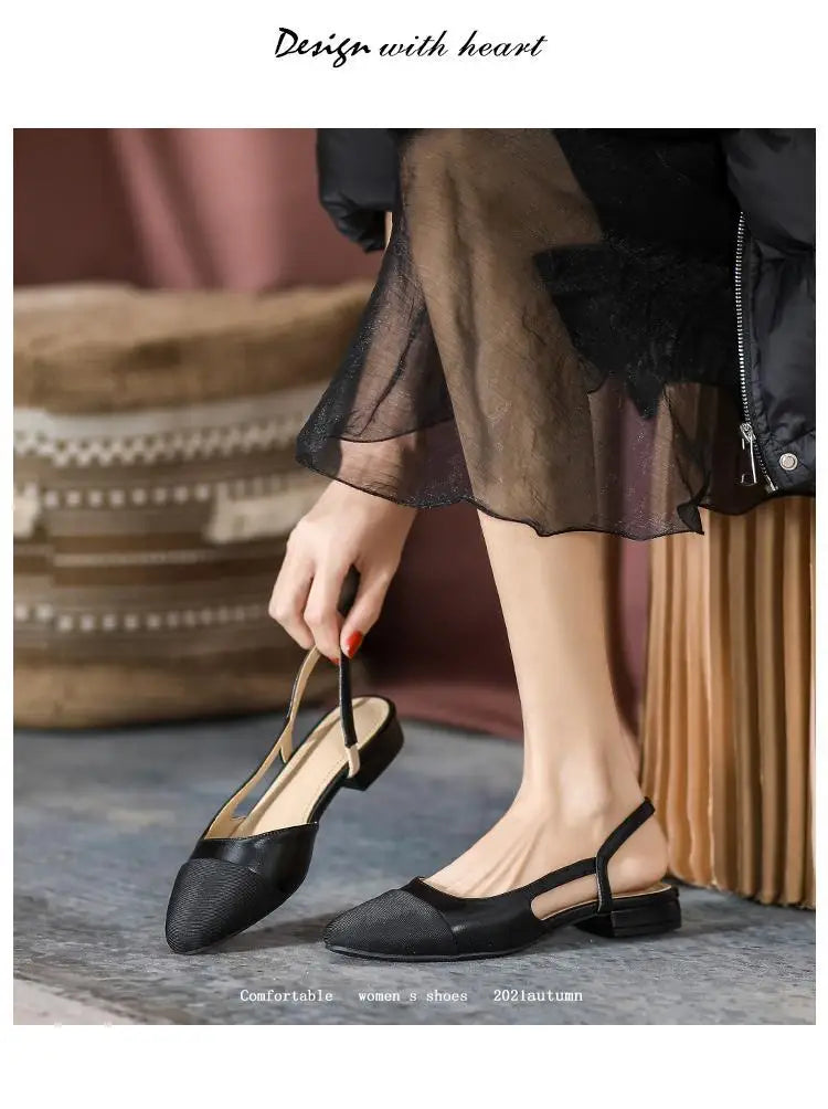 women's color blocked sandals Women Non Slip slipper Soft soled Leisure flat Comfort Low Heel Shoes