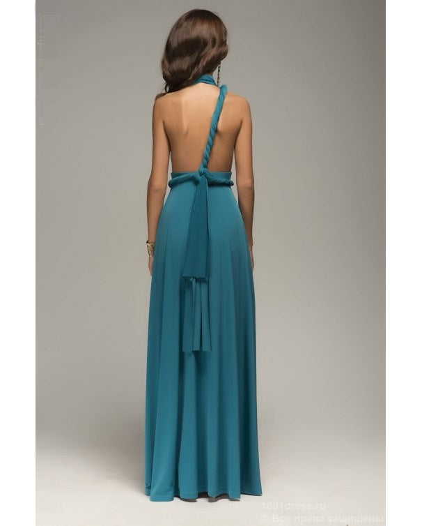 Multiway Wrap Convertible Boho Maxi Dress Bridesmaid Infinity Robe Dresses