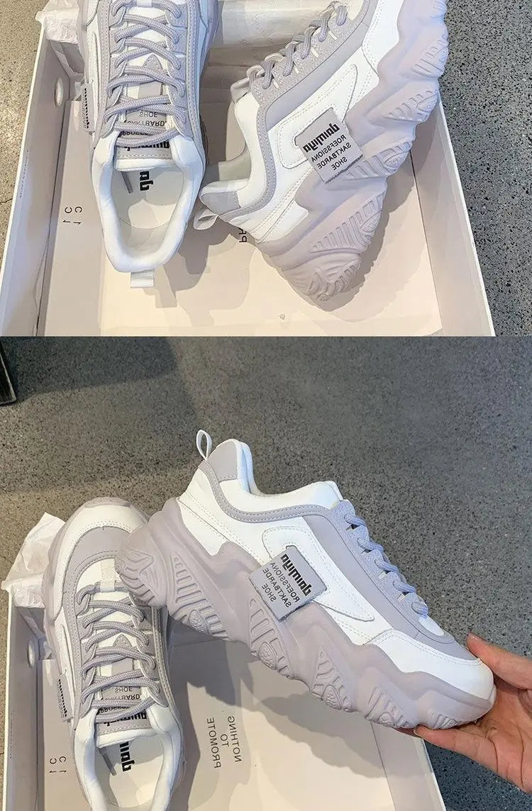 Women Sneakers Casual Sneakers Women Comfortable Soft Bottom Lace Up Female Shoes