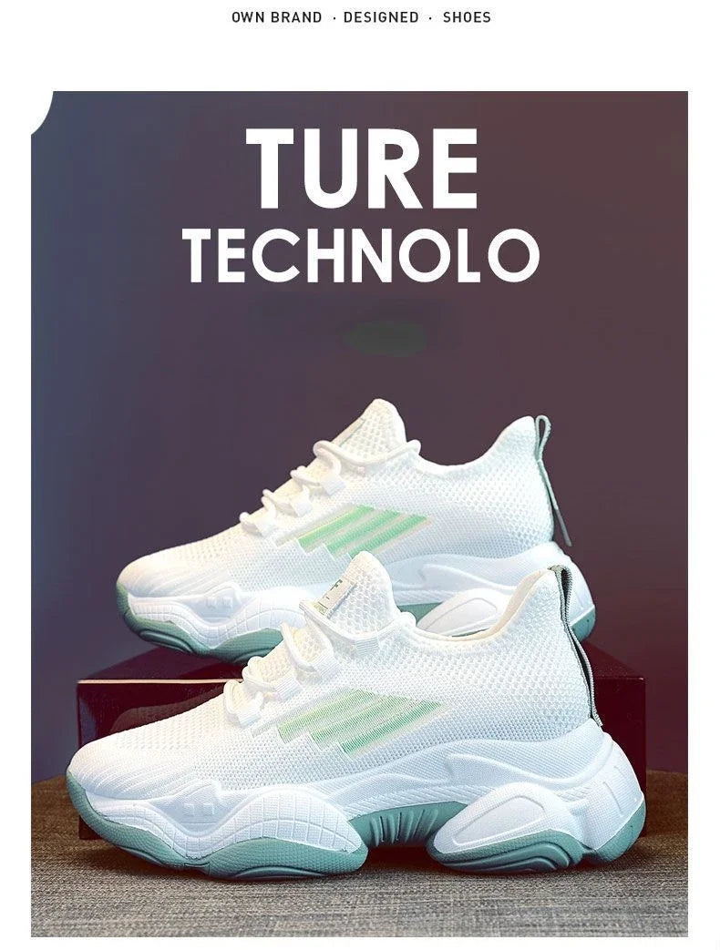 Women Fashion Sneakers Spring Summer New Comfortable Running Shoes Tennis Sneakers Lightweight