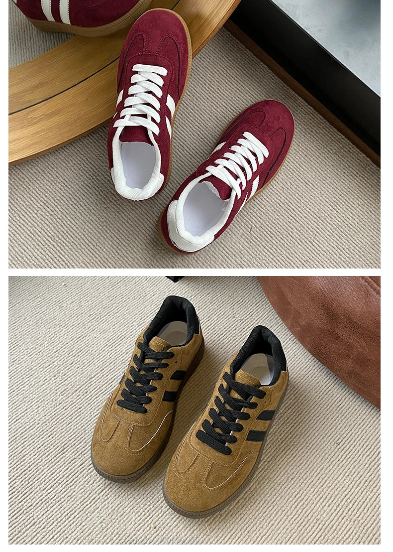 Women's Casual Sneakers Lace Sobriety New Fashion Lightweight Casual Outdoor Walking Shoes Sneakers