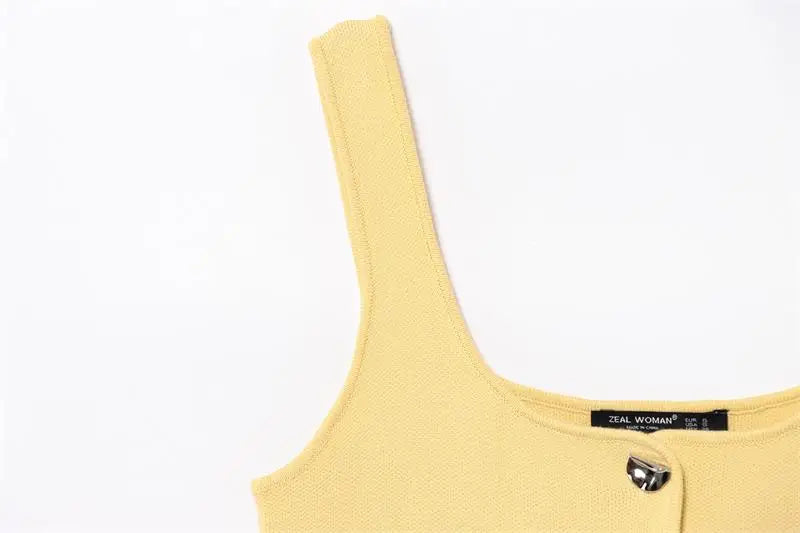 Chic Elastic Top Slim Elegant Knitted Women's Tops