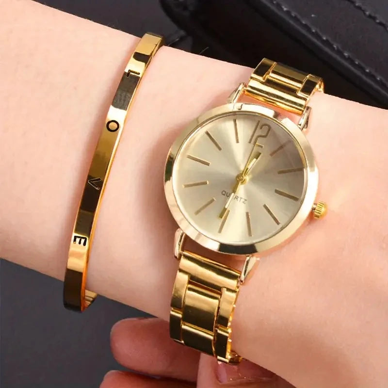 Diamond Rhinestone Elegant Wristwatch Quartz