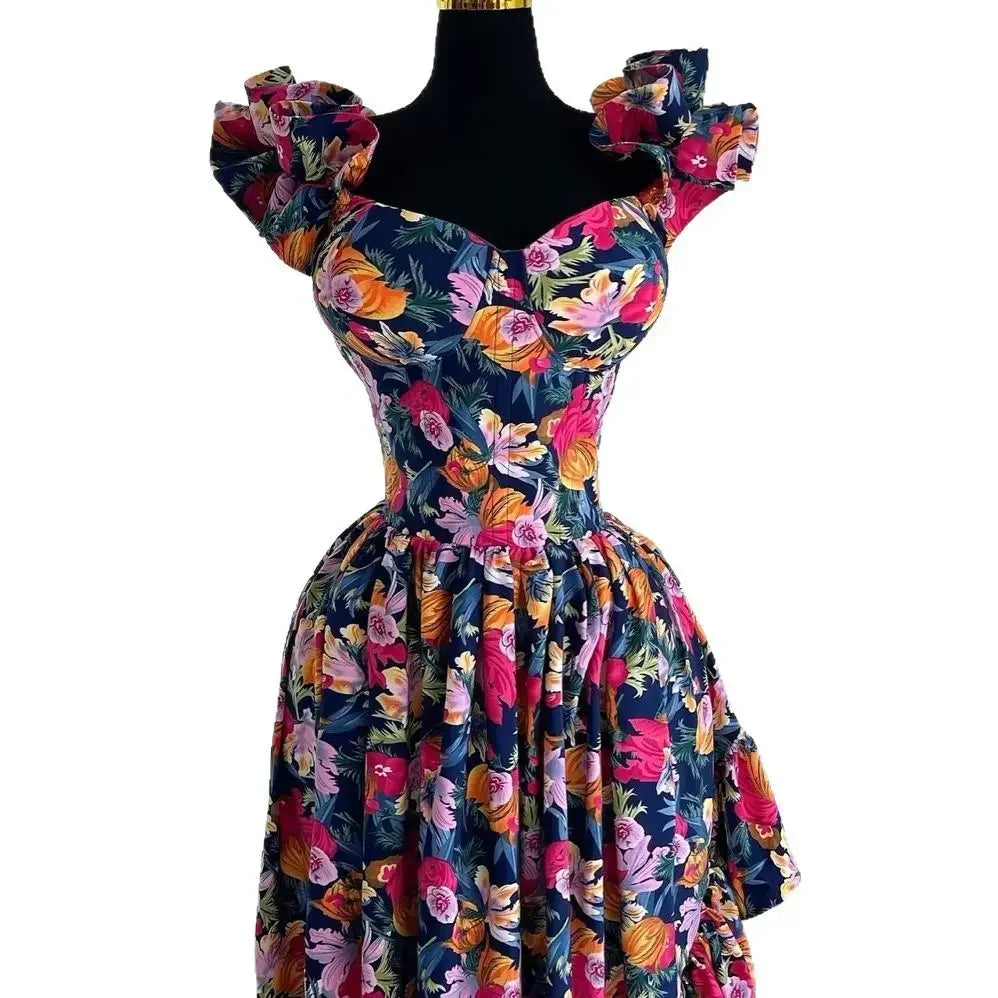 Women Summer Spring Africa Clothing Sleeveless Dress Sexy V-Neck Slim Dress