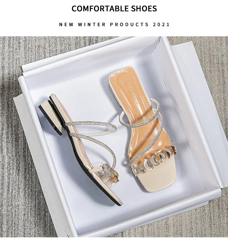 summer new women's flat slippers outdoor sandals casual flat shoes Stylish