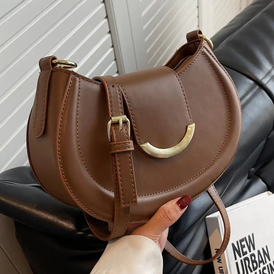 Armpit Shoulder Side Bags for Women Trend Leather Small Underarm Crossbody Handbags