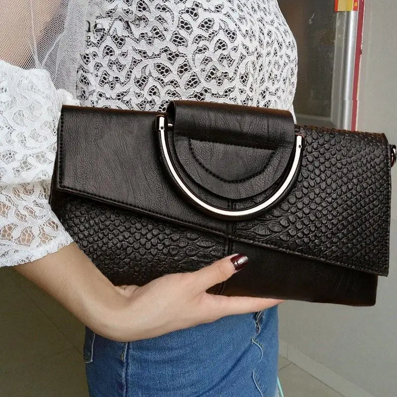 High Quality Soft PU Leather Handbag Women Luxury Purses