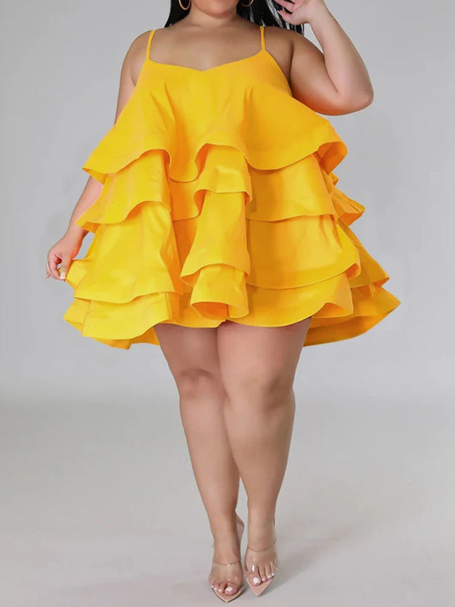 Plus Size Elegant Chic Large Women Dress Satin Summer Sexy Party Dress