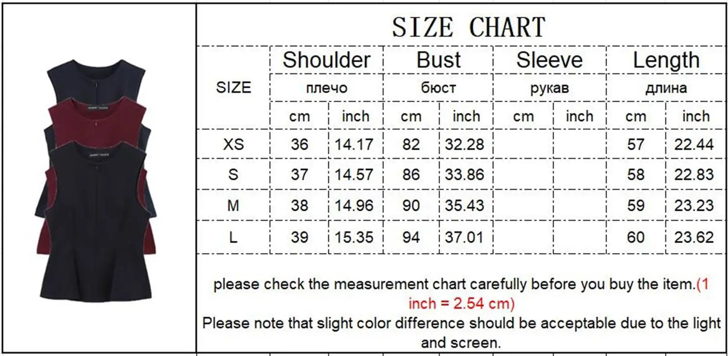 Women Solid Zipper Vintage Causal Sleeveless O Neck Tank Blouse Slim Pleated Vest Blouse High Street Folds Top
